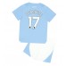 Manchester City Kevin De Bruyne #17 Dětské Oblečení Domácí Dres 2023-24 Krátkým Rukávem (+ trenýrky)